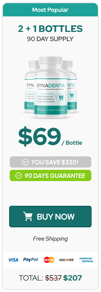 Synadentix-3-bottle - order-now-( Ninety Days Supply) - image